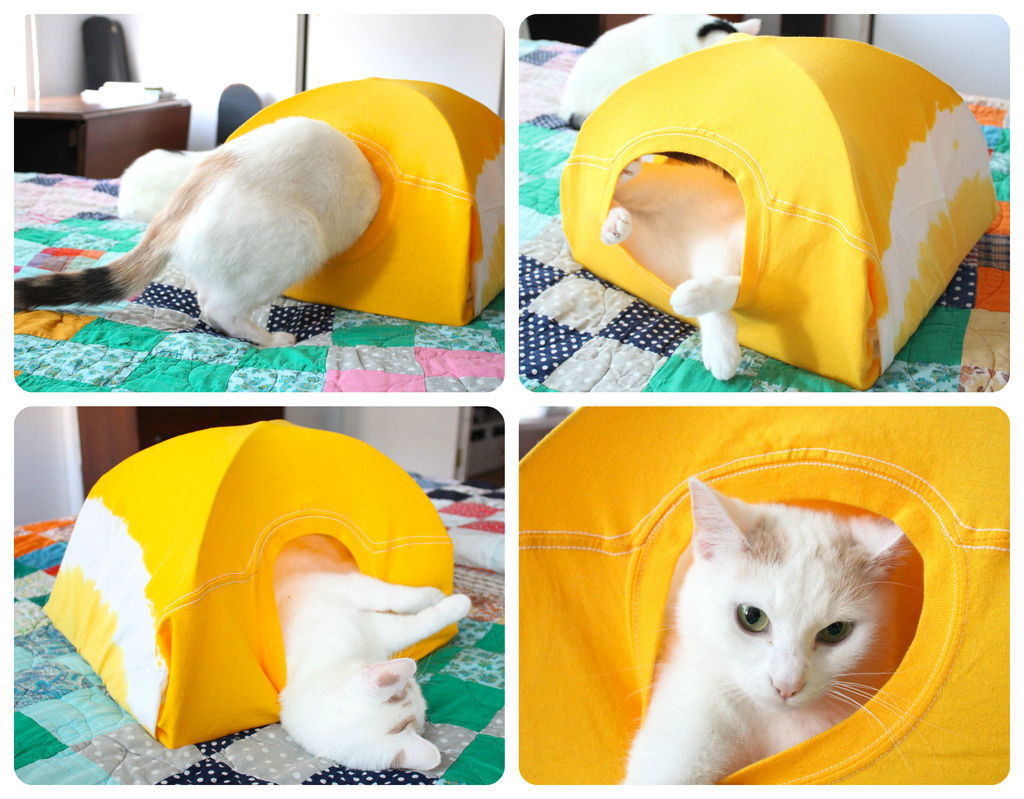 Палатка для кошки своими руками