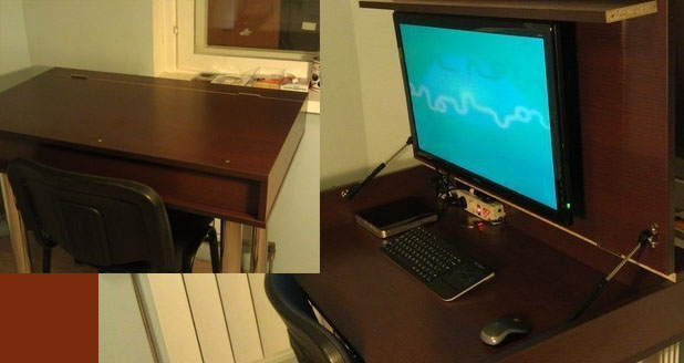 Функциональный компьютерный стол 2 в 1 своими руками