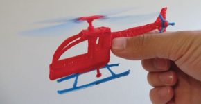 Шаблон для 3D ручки - вертолёт