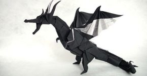 Оригами - Дракон из бумаги