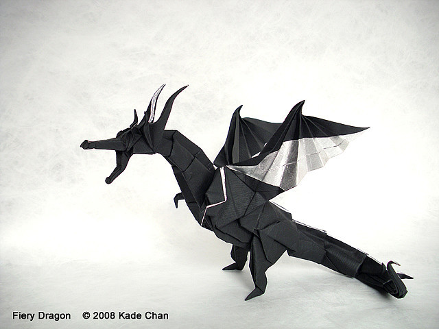 Оригами - Дракон из бумаги