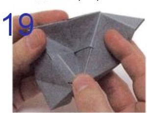 Кусудама Лилия в технике оригами
