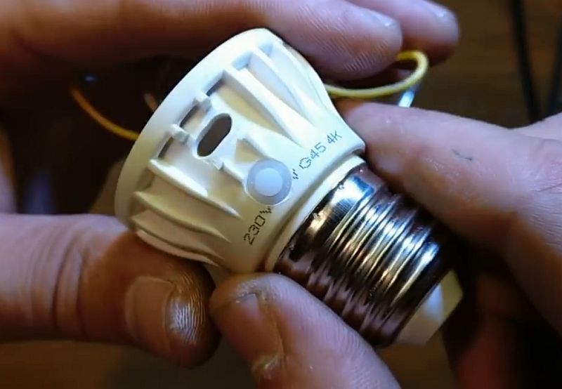 Светодиодная лампочка с аккумулятором своими руками