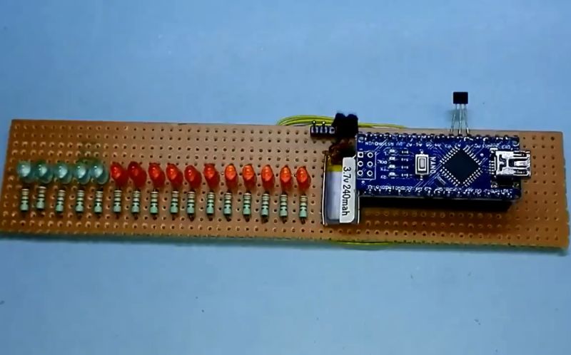 Часы пропеллер на Arduino NANO своими руками