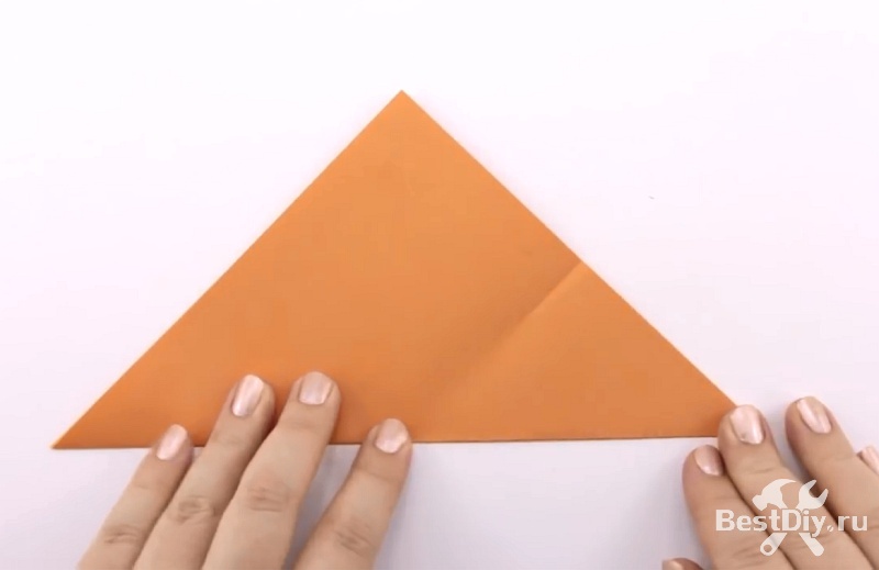 Оригами: объёмная шестигранная звезда-цветок из бумаги
