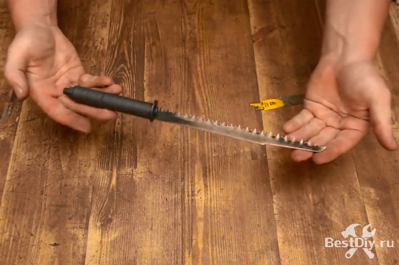 Универсальная быстрозажимная ручка-держатель для пилок из анкера