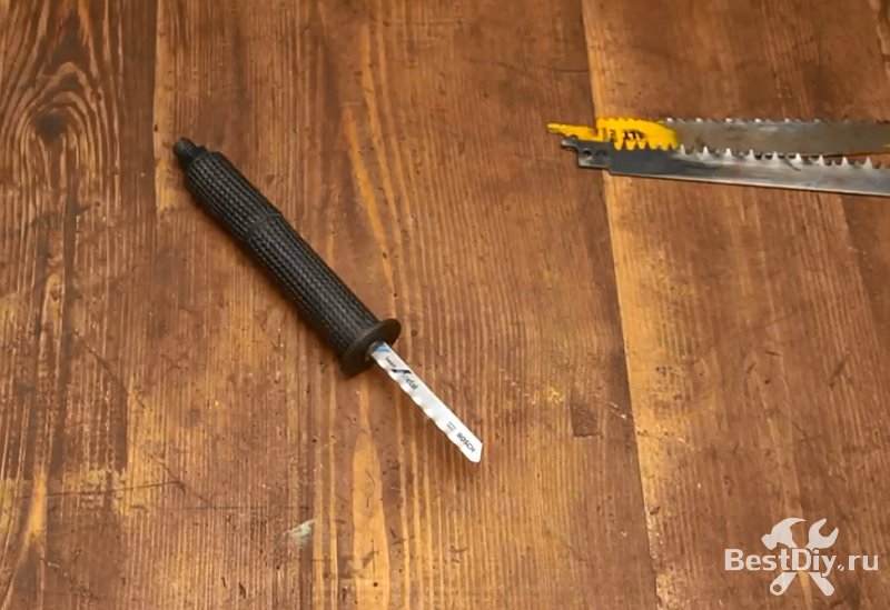 Универсальная быстрозажимная ручка-держатель для пилок из анкера