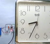 Переводим настенные часы на питание от Li-ion аккумулятора на 3,7В