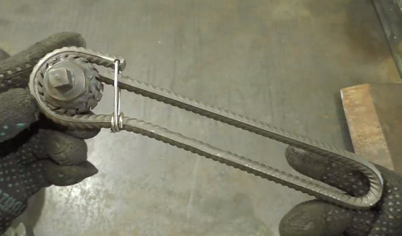 Гаечный ключ с трещоткой из арматуры и подшипника своими руками