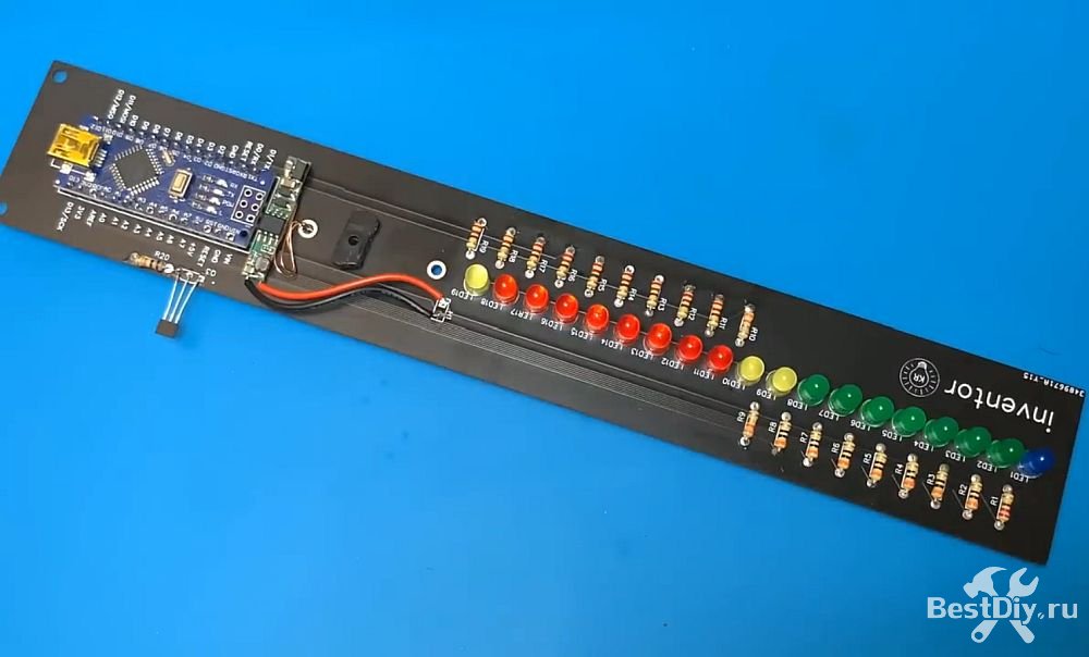 Светодиодные часы-пропеллер на Arduino NANO