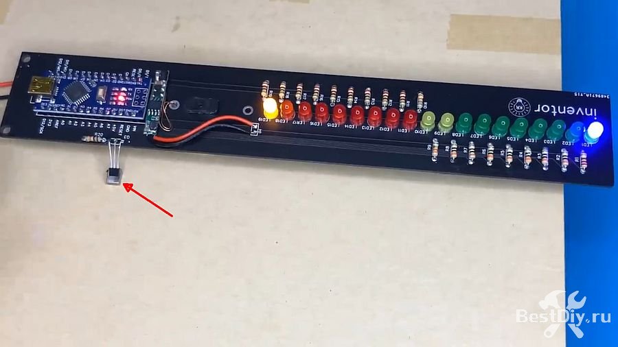 Светодиодные часы-пропеллер на Arduino NANO